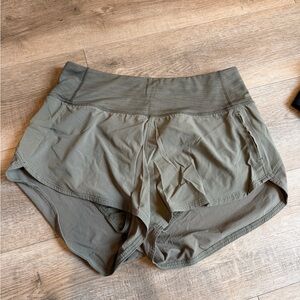 Outdoor Voices Sage Green Athletic Shorts
